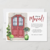 Move Waterverf rode deur aankondiging (Voorkant)