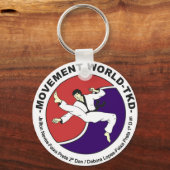 Movement World Taekwondo Sleutelhanger (Voorkant)