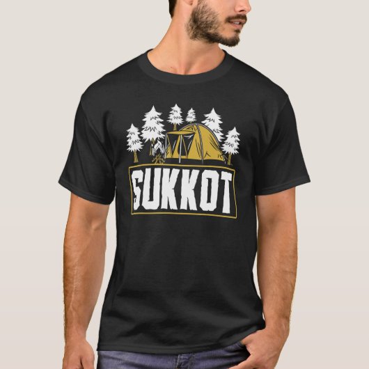 Mover en Shaker Sukkot Day Lulav Palm Tree Israel T-shirt (Voorkant)