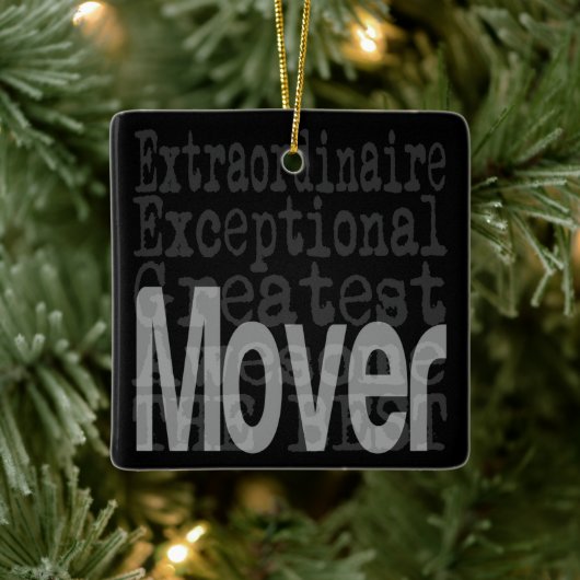 Mover Extraordinaire Keramisch Ornament (Boom)