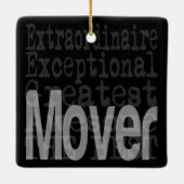 Mover Extraordinaire Keramisch Ornament (Achterkant)