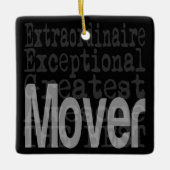 Mover Extraordinaire Keramisch Ornament (Voorkant)