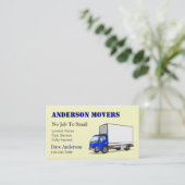 Mover of Moving Company Visitekaartje (Staand voorkant)