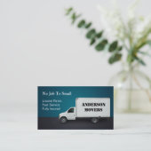 Mover of Moving Company Visitekaartje (Staand voorkant)