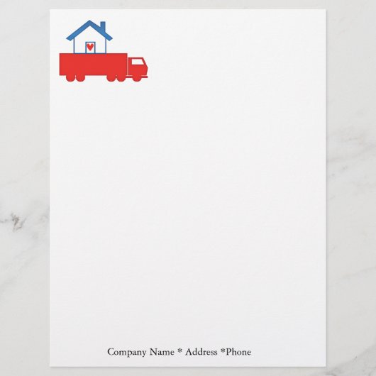 Mover Trucking Letterhead Custom Briefhoofd (Voorkant)