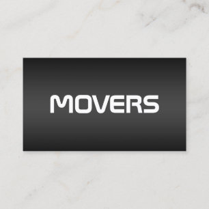 Movers Black Visitekaartje