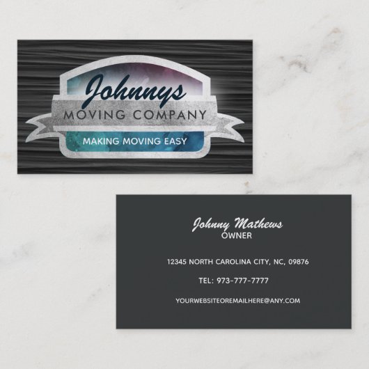 Movers Slogans Visitekaartjes (Voorkant / Achterkant)