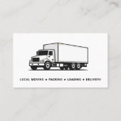 Movers Truck Service Visitekaartje (Achterkant)