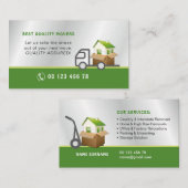 Movers, verwijderingsservice visitekaartje (Voorkant / Achterkant)