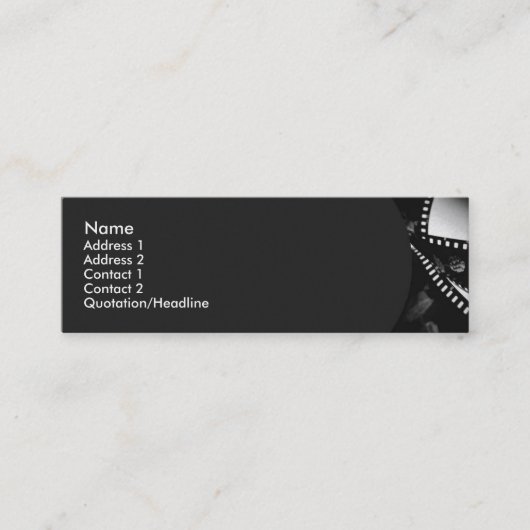 Movie #1-profielkaart mini visitekaartje (Voorkant)