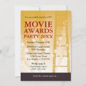 Movie Awards Party Invitation Kaart (Voorkant)