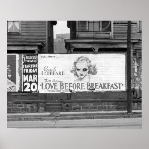 Movie Billboard, 1936. foto Poster
