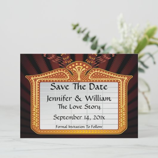 Movie Billboard slaat de datum aankondiging op (Staand voorkant)