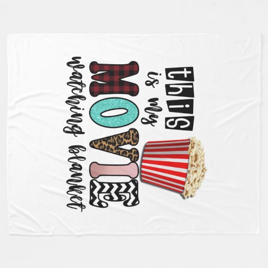 Movie Blanket Fleece Deken (Voorkant (Horizontaal))