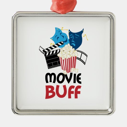 Movie Buff Metalen Ornament (Voorkant)