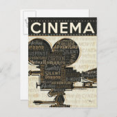 Movie Camera Reel Briefkaart (Voorkant / Achterkant)