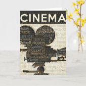 Movie Camera Reel Kaart (Gele Bloem)