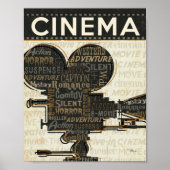 Movie Camera Reel Poster (Voorkant)