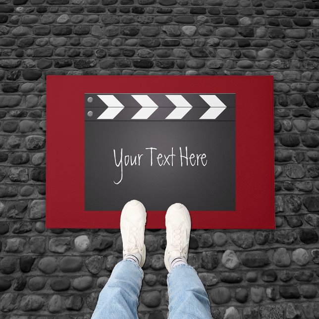 Movie Chalkboard Clapperboard Deurmat (Creator heeft geüpload)