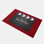 Movie Chalkboard Clapperboard Deurmat (Schuin)