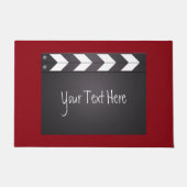 Movie Chalkboard Clapperboard Deurmat (Voorkant)