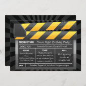 Movie Clap Board Aangepaste Party Uitnodigingen (Voorkant / Achterkant)