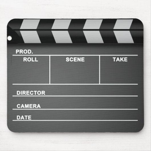 Movie Clapboard Mousepad Muismat (Voorkant)