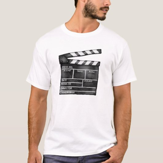 Movie Clapper Board T-Shirt (Voorkant)