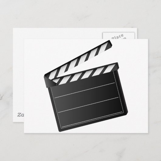 Movie Clapper Briefkaart (Voorkant / Achterkant)