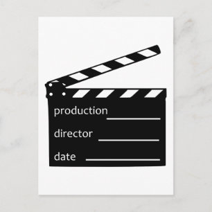 Movie-clapper Briefkaart