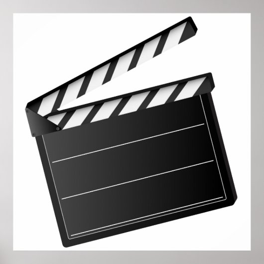 Movie Clapper Poster (Voorkant)