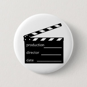 Movie-clapper Ronde Button 5,7 Cm