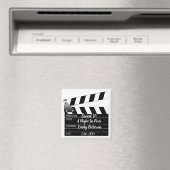 Movie Clapper Speciale Gelegenheid Magnet (Insitu (Vaatwasser))