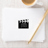Movie Clapperboard Address Etiket (Insitu)