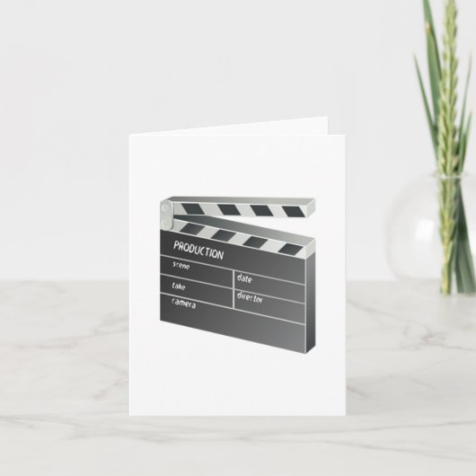 Movie Clapperboard Kaart (Voorkant)