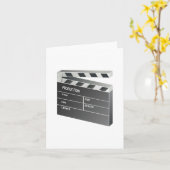 Movie Clapperboard Kaart (Gele Bloem)