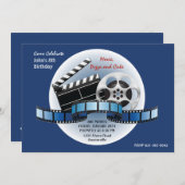 Movie Classics-uitnodiging Kaart (Voorkant / Achterkant)