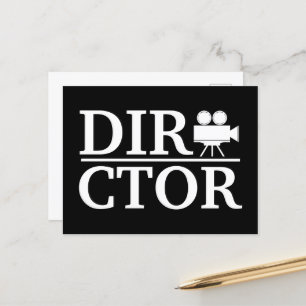 Movie Director Briefkaart