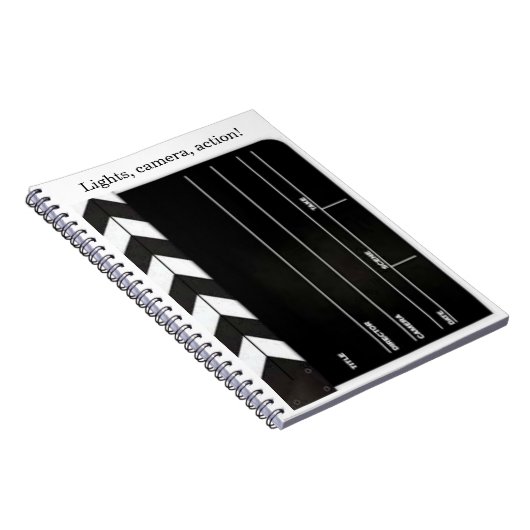 Movie Director Clapboard/Slate Spiral Notebook Notitieboek (Rechterzijde)