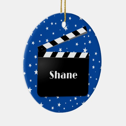 Movie Director Design Ceramic Ornament (Rechts)