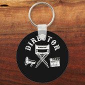 Movie Director Filmmaker Director Voorzitter Sleutelhanger (Voorkant)