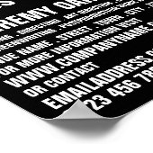 Movie Director, Filmmakingklassen Adverteren Poster (Hoek)