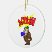 Movie Director Keramisch Ornament (Links)