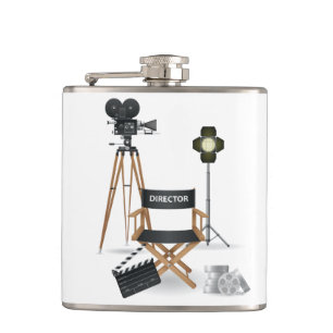 Movie Director Set Flask Heupfles