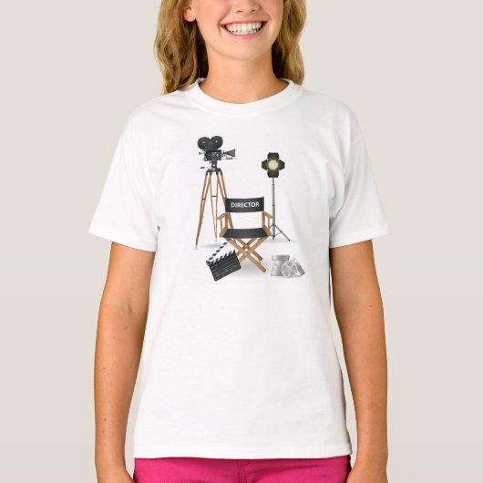 Movie Director Set Girls T-Shirt (Voorkant)