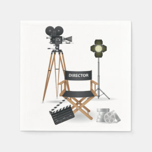Movie Director Set Paper Napkins Servetten