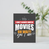 Movie Freak - Gezegde Bioscoopfilms Briefkaart (Staand voorkant)