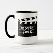 Movie Geek met Clapboard Mok (Links)