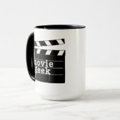 Movie Geek met Clapboard Mok (Voorkant links)