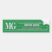 Movie Geek Rating sticker (Voorkant)